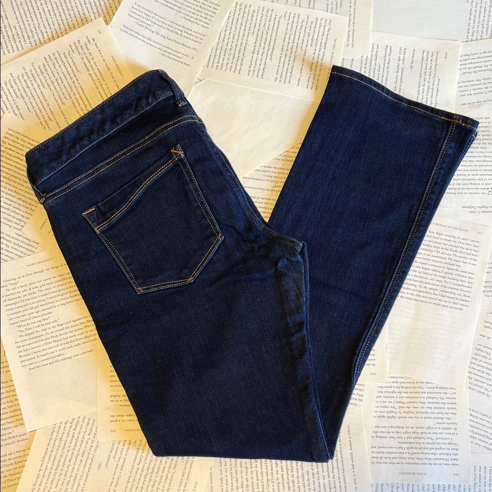 Express Dark Blue Boot Cut Jeans
